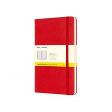 Блокнот Moleskine Classic, 240стр 120 л в клетку твердая обложка qp061r красный